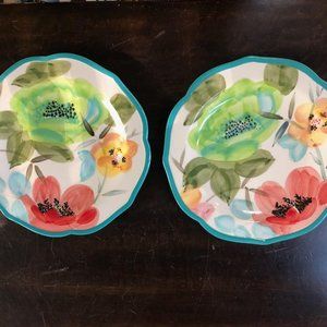 The PIONEER WOMAN Vintage Bouquet set of 2 plates